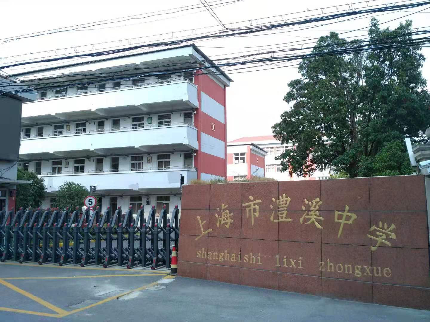 上海市澧溪中学玻璃顶棚白不透隔热防爆膜施工案例